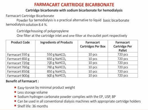 Farmacart Cartridge Bicarbonate_S