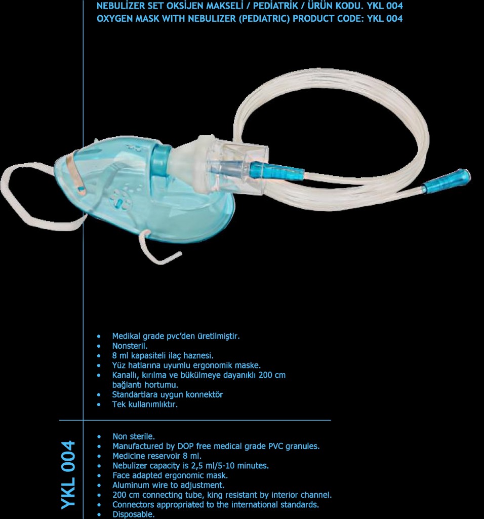 Oxygen Mask With Nebulizer (Pediatric)